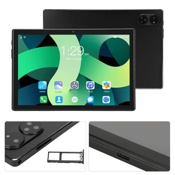 Tabletas grandes de 10.0 pulgadas, Android 12 WiFi Tablet PC con cara  desbloqueada, 64 GB ROM+128 GB expandir, cámaras duales, procesador  Octa-Core