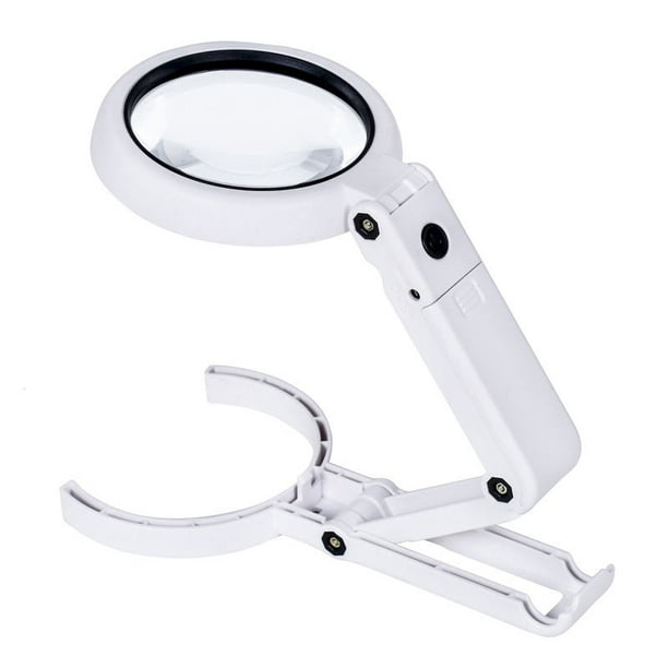 Lupa de mano 10X/5X con luces LED y juego de 2 lentes iluminados y paño de  limpieza, proveedor de lupas industriales