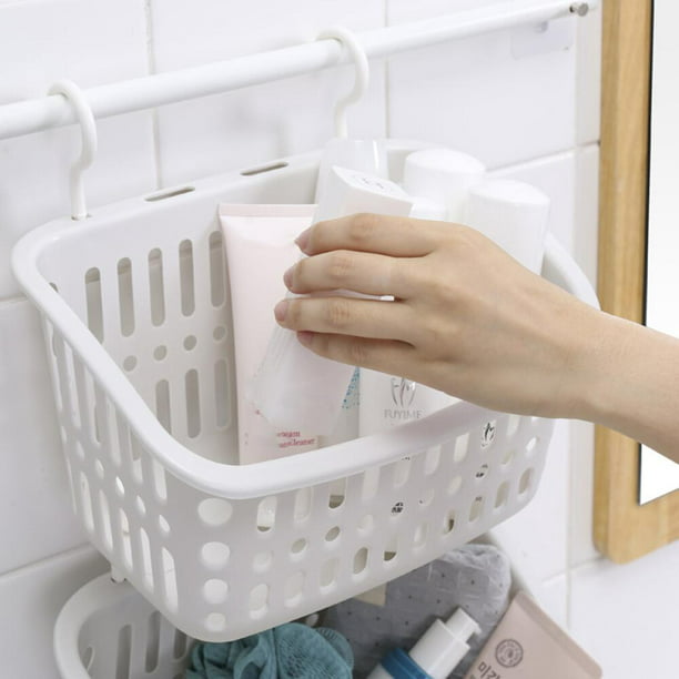 Cesta de papel higiénico para tanque, cestas de baño para organizar bandeja  de baño para mostrador, cesta de almacenamiento para organizador de baño