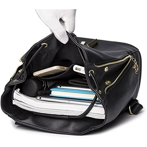 Bolso De Lujo Negro Mochilas De Diseño Para Mujeres Para Hombre Bolsos De  Hombro Letras De Cuero Mochila Escuela Negocio Impreso Borse Viaje Mini  Tamaño Mochila XB018 E23 De 15,49 €