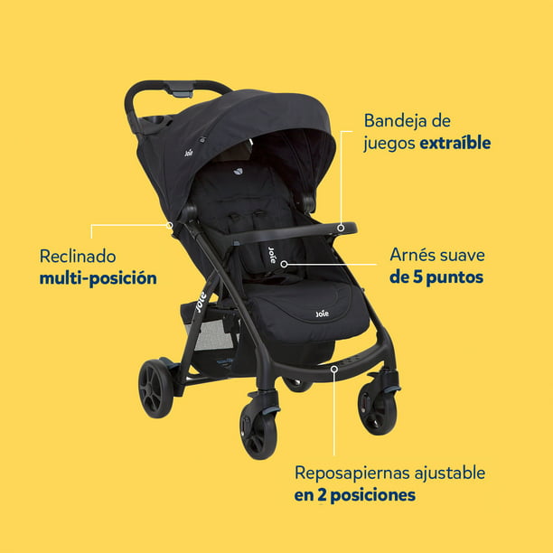 compilar Prohibición dentista Carriola para Bebé Plegable con Silla Portabebé para Viaje Joie Muze Coal |  Walmart en línea