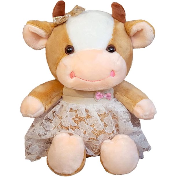 Peluche vaca con cremallera