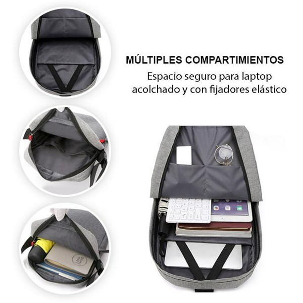 Mochila Antirrobo Mini con Candado y Puerto USB