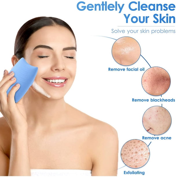 Limpiador Facial Eléctrico Recargable Silicona K Skin