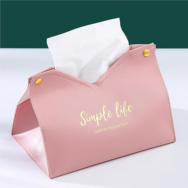 Cubierta resistente para caja de pañuelos desechables para pañuelos  faciales de papel, mini soporte cuadrado para dispensador de pañuelos para  baño