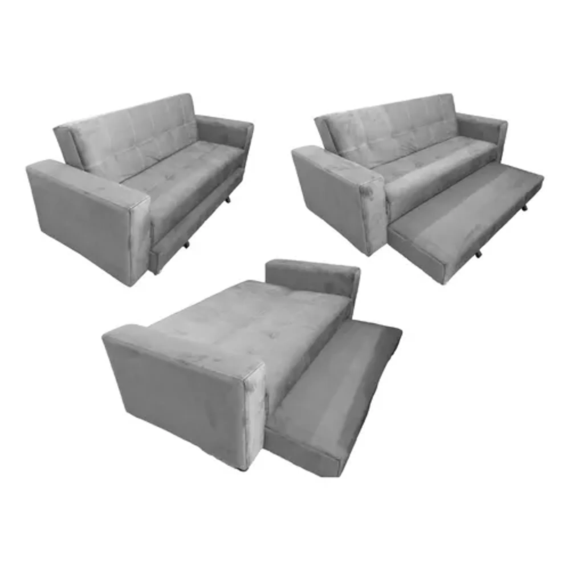 Sofa Cama Canguro Gris Walmart en línea