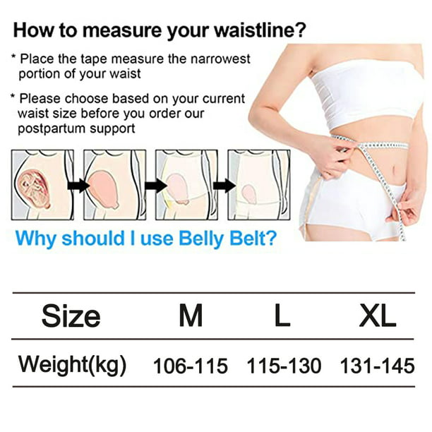 Waist Trimmer Belt-Postpartum Postnatal Recoery Support Girdle Belt Post  Pregnancy After Birth Special Belly,Lost Weight Slimming Belt, Tummy Trimer