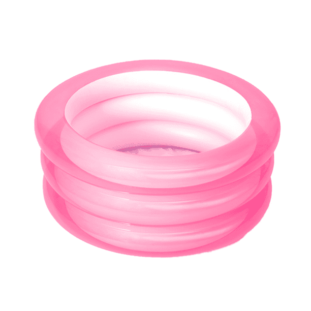 Alberca Inflable Infantil Individual 3 Anillos Color Rosa Centro Blanco  Bestway Plástico Vinil 70 cm | Bodega Aurrera en línea