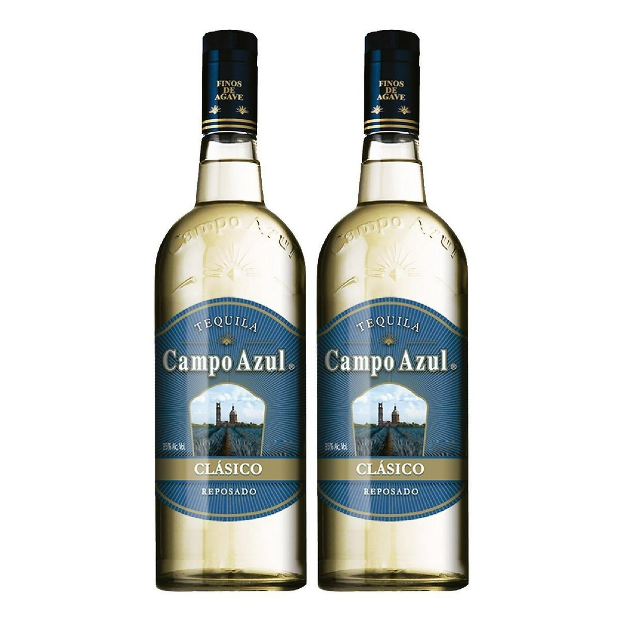 Pack De 6 Tequila Campo Azul Reposado Duo 750 Ml Campo Azul Reposado Duo Bodega Aurrera En Línea