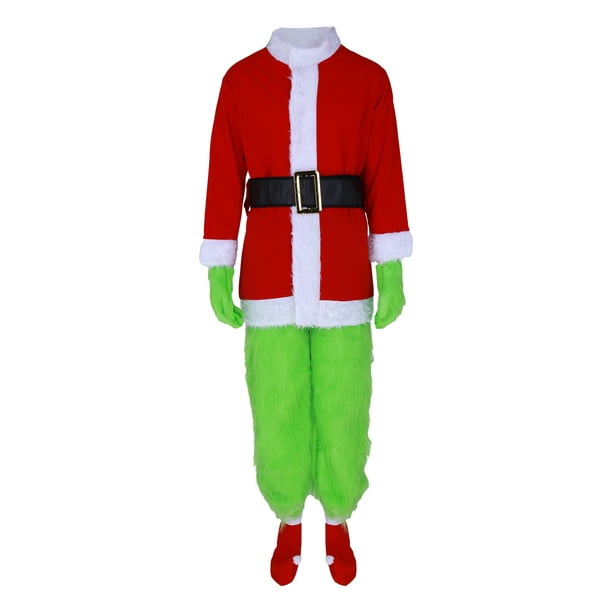 El Grinch Cosplay Disfraz Guantes verdes Poliéster Pintado Navidad  Vacaciones Disfraz Guantes 