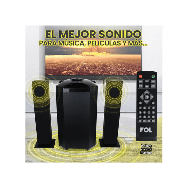FS-T108 TORRE DE AUDIO CON SUBWOOFER - FOL México