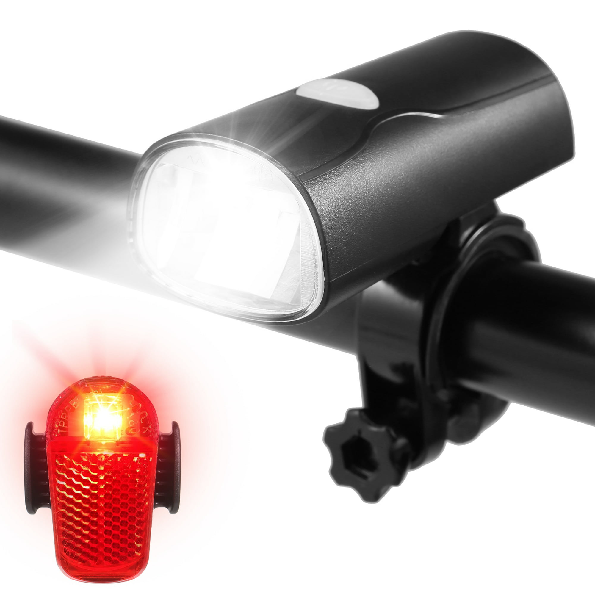Ndcxsfigh - Linterna de luz delantera LED para bicicleta con 3 modos,  antorcha de ciclismo nocturna
