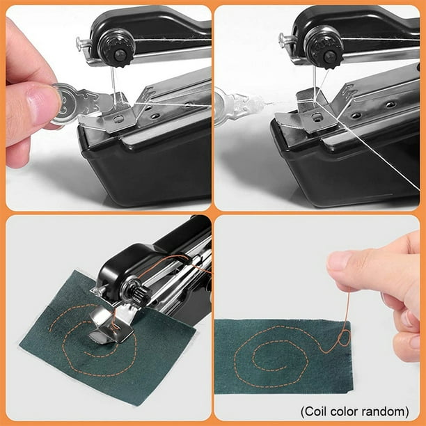Mini máquina de coser portátil eléctrica de mano con luz para principiantes  y profesionales (#2) Máquinas de coser y accesorios