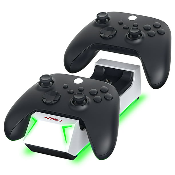  Hakeeta Soporte de carga inalámbrico inductivo para controlador  Xbox ONE/S, base de carga inalámbrica con indicador LED, cargador  inalámbrico para controlador Xbox ONE/S (negro) : Videojuegos