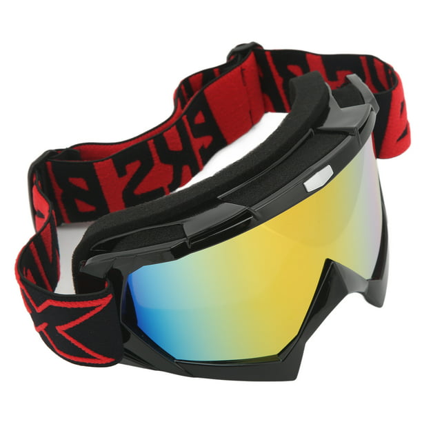Gafas de motocicleta con máscara extraíble – Gafas de motocross ATV Anti-UV  ajustables MX Riding Offroad Ciclismo Moto Gafas protectoras Racing Combat