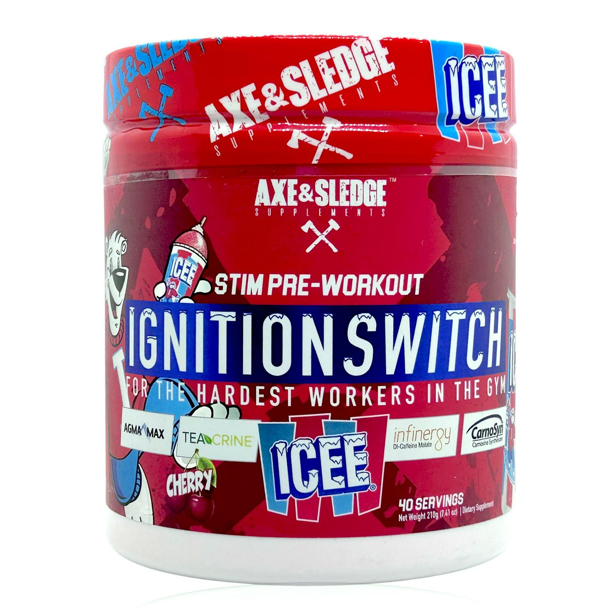 Preentreno Ignition Switch Icee Cereza 40 Serv Axe And Sledge Axe And Sledge Supplements 0194