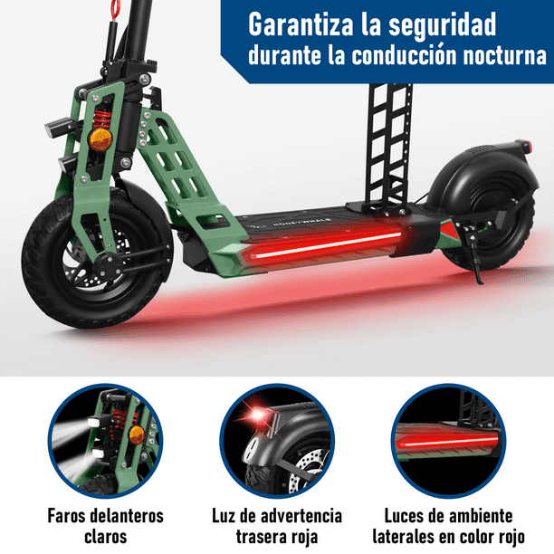 Rango de scooter eléctrico 50km, Scooter eléctrico plegable