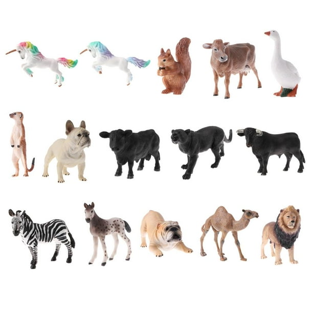 Figuras de Animales Realistas, Juegos Educativos de Naturaleza, Cumpleaños Real para 2 Baoblaze Juguete de la figura | Aurrera línea