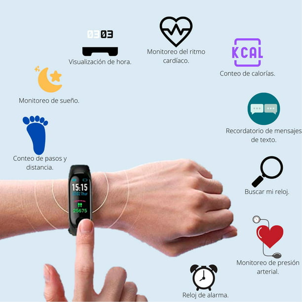 Reloj Smartwatch VAK B6 Ultra Bluetooth NFC Calorias Presion Naranja