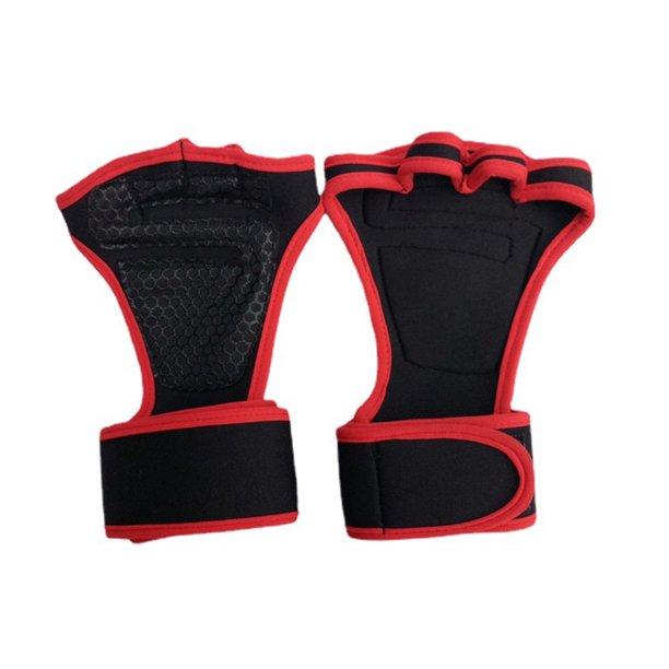 Guantes de entrenamiento para levantamiento de pesas para hombre y mujer,  protectores de manos para fitness, culturismo, gimnasia, gimnasio, muñeca y  Palma, 1 par