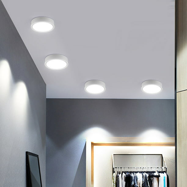 Luz LED de techo de 3 colores con atenuación de luz descendente
