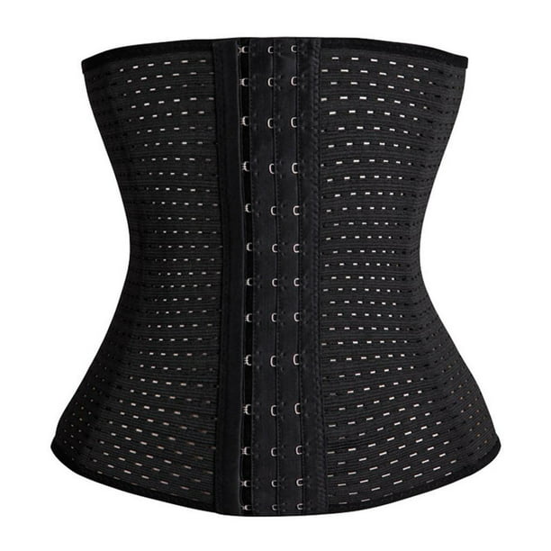 HXSZWJJ Faja moldeadora de cintura de látex de hueso de acero, faja  moldeadora de cintura para entrenamiento y control de abdomen para mujeres  (color
