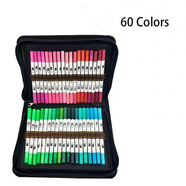 Rotuladores Para Colorear Adultos, Ohuhu 60 Colores Marker