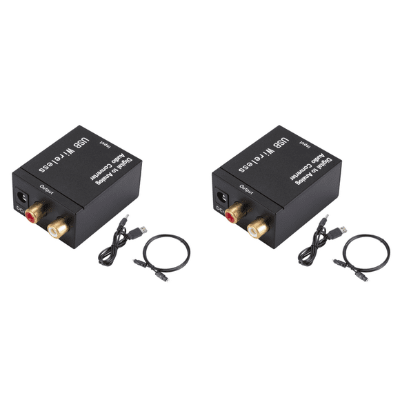 jshteea convertidor dac 192 khz fibra óptica compatible con para altavoz receptor amp