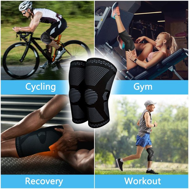 Rodilleras Menisco y Ligamentos, Rodillera Deportiva Compresión  Transpirable Antideslizante Hombre y Mujer para Crossfit, Correr, Deportes,  Entrenamiento, Baloncesto, Bicicleta : : Salud y cuidado personal