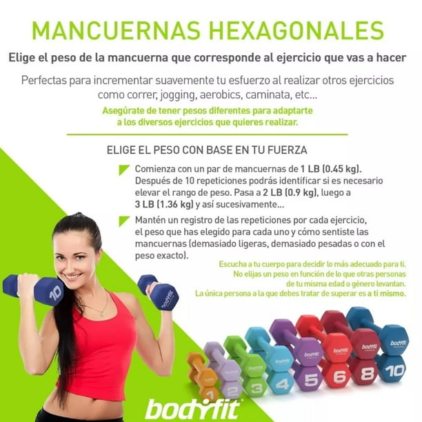 Par De Pesas 3 Kg Mancuernas Plastificadas Fitness Gym GENERICO
