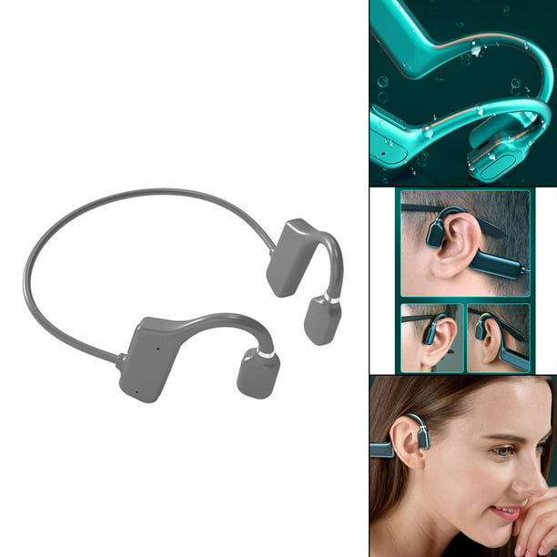 Auriculares inalámbricos de conducción ósea: auriculares deportivos  Bluetooth 5.0 de oído abierto, resistentes al sudor impermeables para