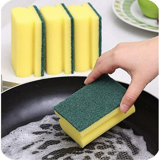 Comprar Esponja de limpieza de cocina para platos, esponja de