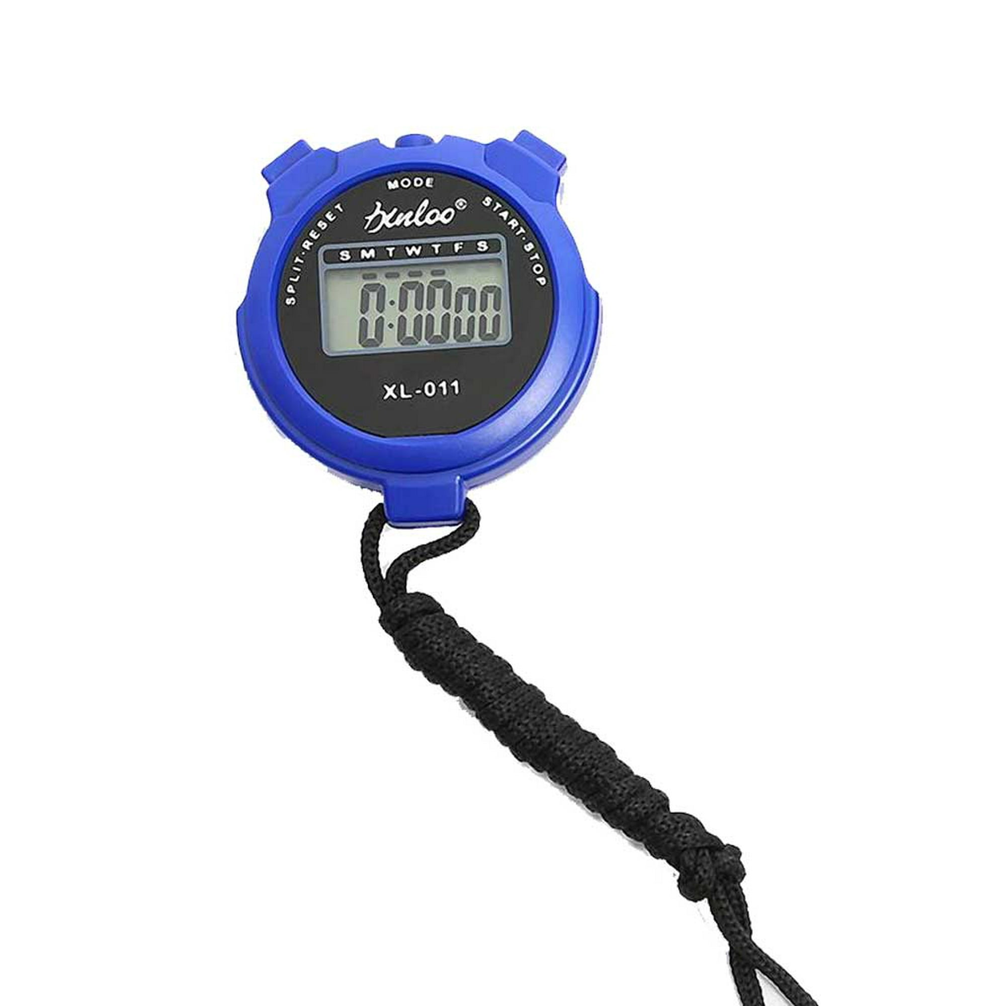 Cronómetro digital con cronómetro, cronógrafo, alarma, reloj de 24 horas,  pantalla LCD grande, a prueba de golpes, impermeable, temporizador de