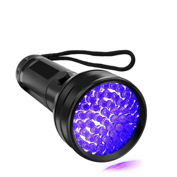 Linterna de luz negra UV, detector de luz negra ultravioleta de 51