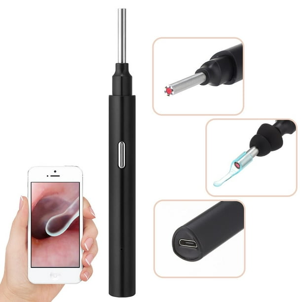 Limpiador de oídos WiFi de 3,9mm y 4,2mm, herramienta de eliminación de cera,  cámara de limpieza de oído, otoscopio, luz LED inalámbrica, inspección Oral  para Android e IOS