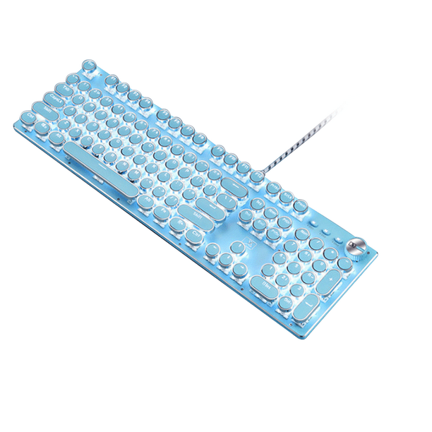 Teclado Mecánico Para Jugar Para Máquina De Cribir EWEADN TK100 Punk, 104 Teclas Con Teclados Con Cable USB Retroiluminados LED, Para PC Portátil Windows - AliExprs 7