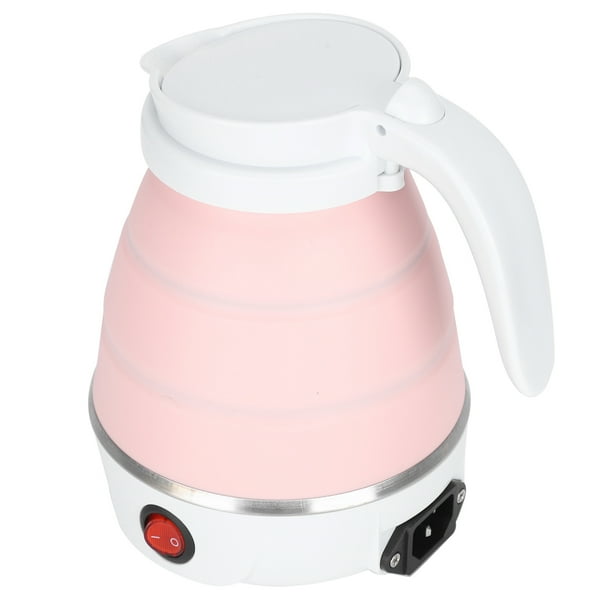 Hervidor eléctrico pequeño, hervidor de viaje, caldera de agua plegable  portátil, caldera de agua plegable de silicona, olla de té para acampar 400  W