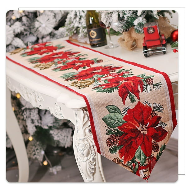  Camino de mesa moderno para muebles con borla para el hogar,  fiestas de Navidad, restaurantes, tela decorativa, caminos de mesa color  beige, 13 x 78.7 pulgadas (13.0 x 78.7 in) : Hogar y Cocina