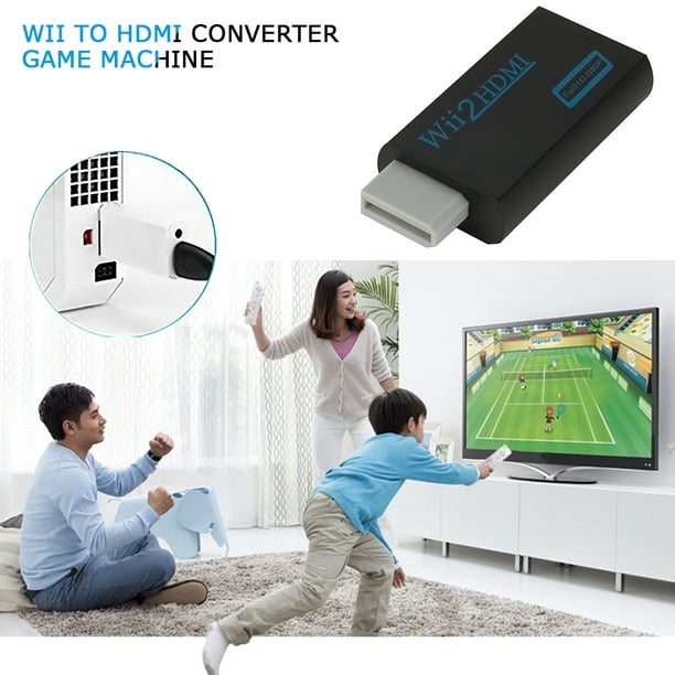 Full HD 1080P Adaptador Convertidor Compatible Con Wii A HDMI