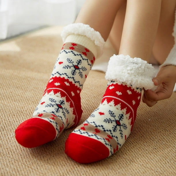 Gibobby Calcetines Hombre y Mujer Calcetines de invierno de Navidad para  mujer Calcetines de tubo me Gibobby