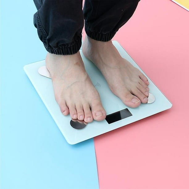 Báscula para peso corporal, básculas digitales antideslizantes para peso  corporal, básculas de baño antideslizantes para peso, básculas para peso –  Yaxa Colombia