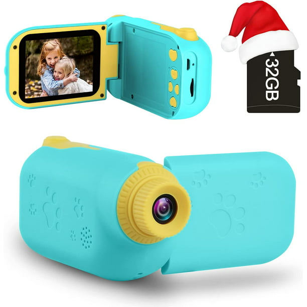  Cámara digital, cámara para niños con tarjeta de 32 GB