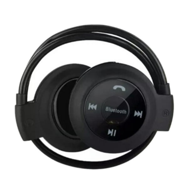 Auriculares deportivos inalámbricos con reproductor MP3, Radio FM,  micrófono, tarjeta TF, auriculares inalámbricos compatibles con Bluetooth