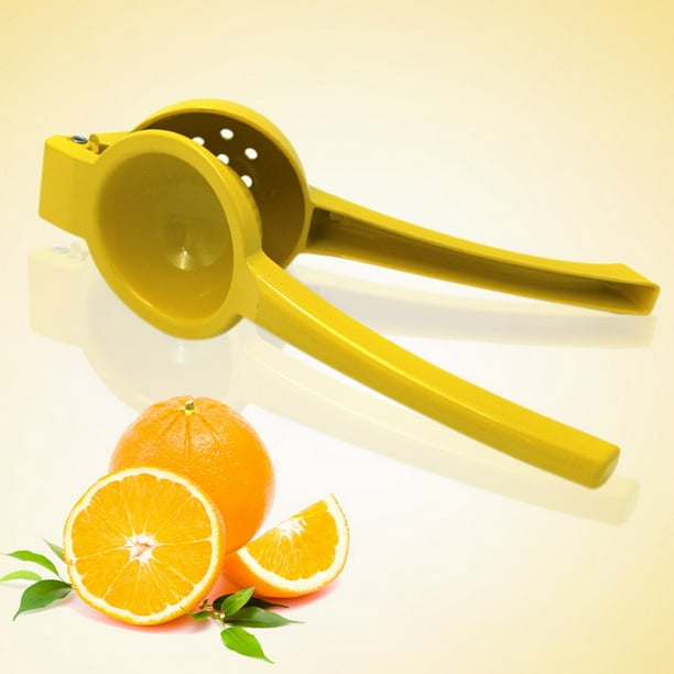 Vanleonet Exprimidor manual de acero inoxidable, cítricos, limón, naranja,  exprimidor manual, exprimidor de frutas, limón, lima, naranja, con tazón y