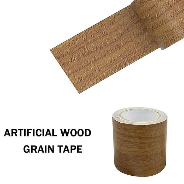 Parche de cinta de reparación de grano de madera roja de vino claro cinta  adhesiva de muebles con textura de madera fuerte pegajosidad