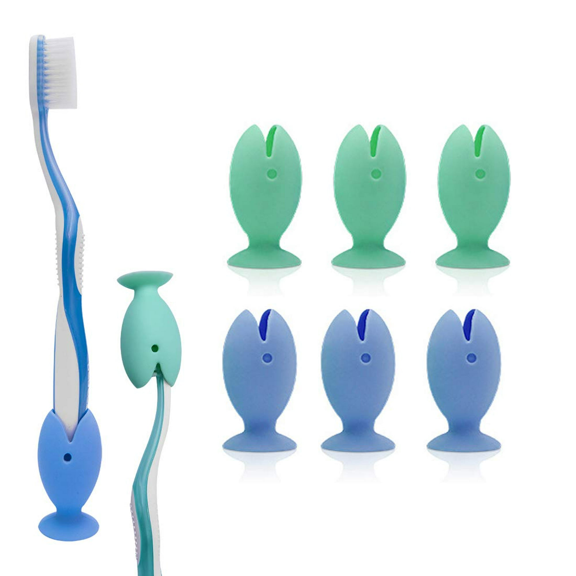 Set de 6 cepillos de dientes plegables portátiles con estuche, para cuidado  personal de viaje, de Jinwen