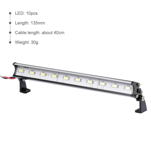 Barra de luz LED ,1:10 1:8 Barra de luz de techo ,Barra de luces LED para  camión ,Barra de iluminación LED de 139 mm,Barra de luz LED,10 8 piezas