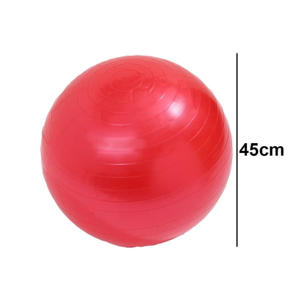 Balón Pilates Terapia Yoga Pelota Gym Ball 65 Cm Abdominales Color Rojo