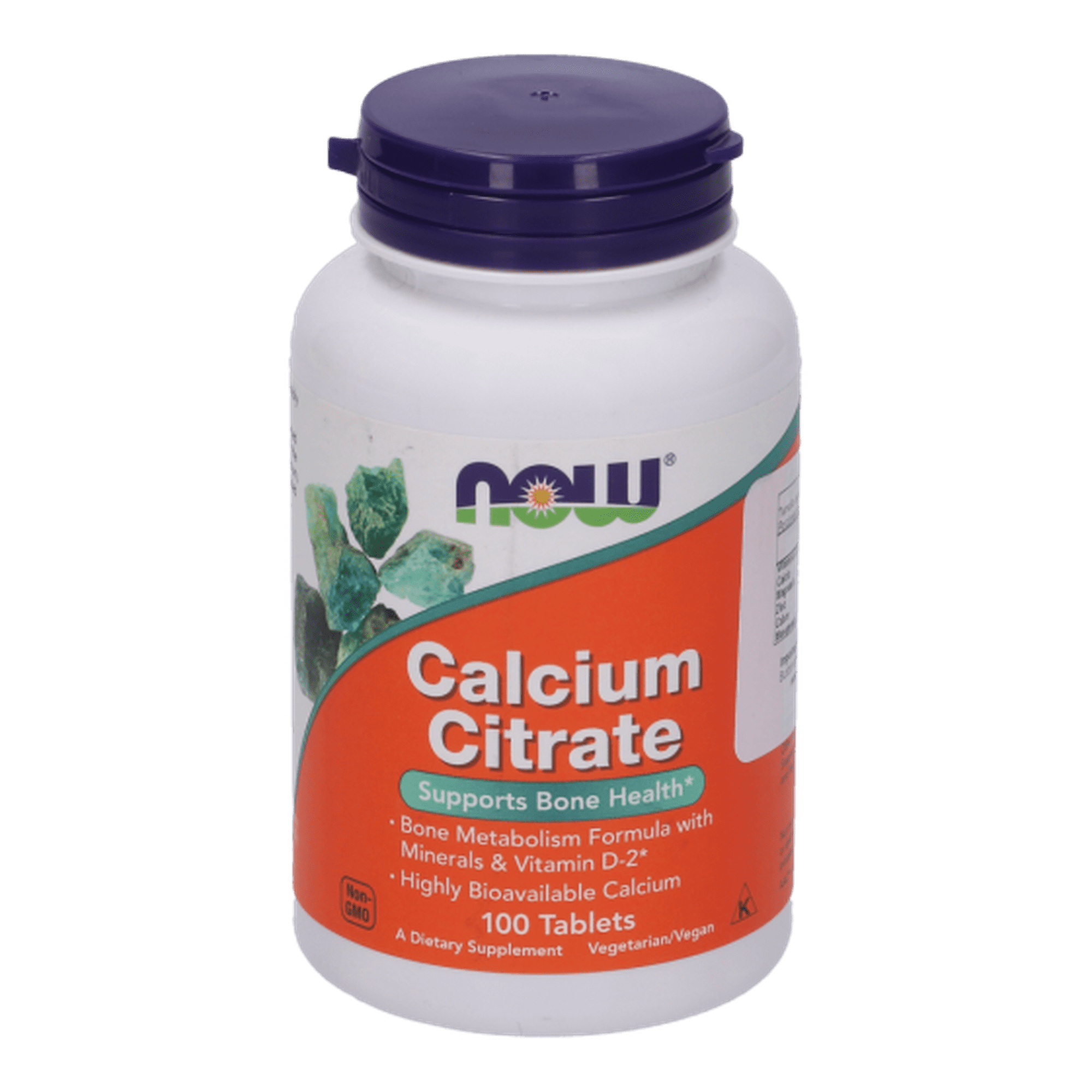 Citrato de calcio now calcium citrate 100 tabletas dprisa calcium citrate