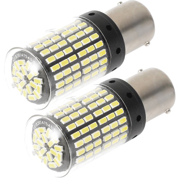 2 uds coche P21w Ba15s 1156 Led Canbus luz Auto señal de giro